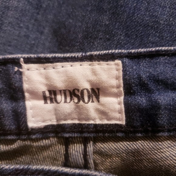 Hudson Denim Blue Jeans Women's 10 Straight Leg Sandblasted Classic Cute Staple - Picture 3 of 5
